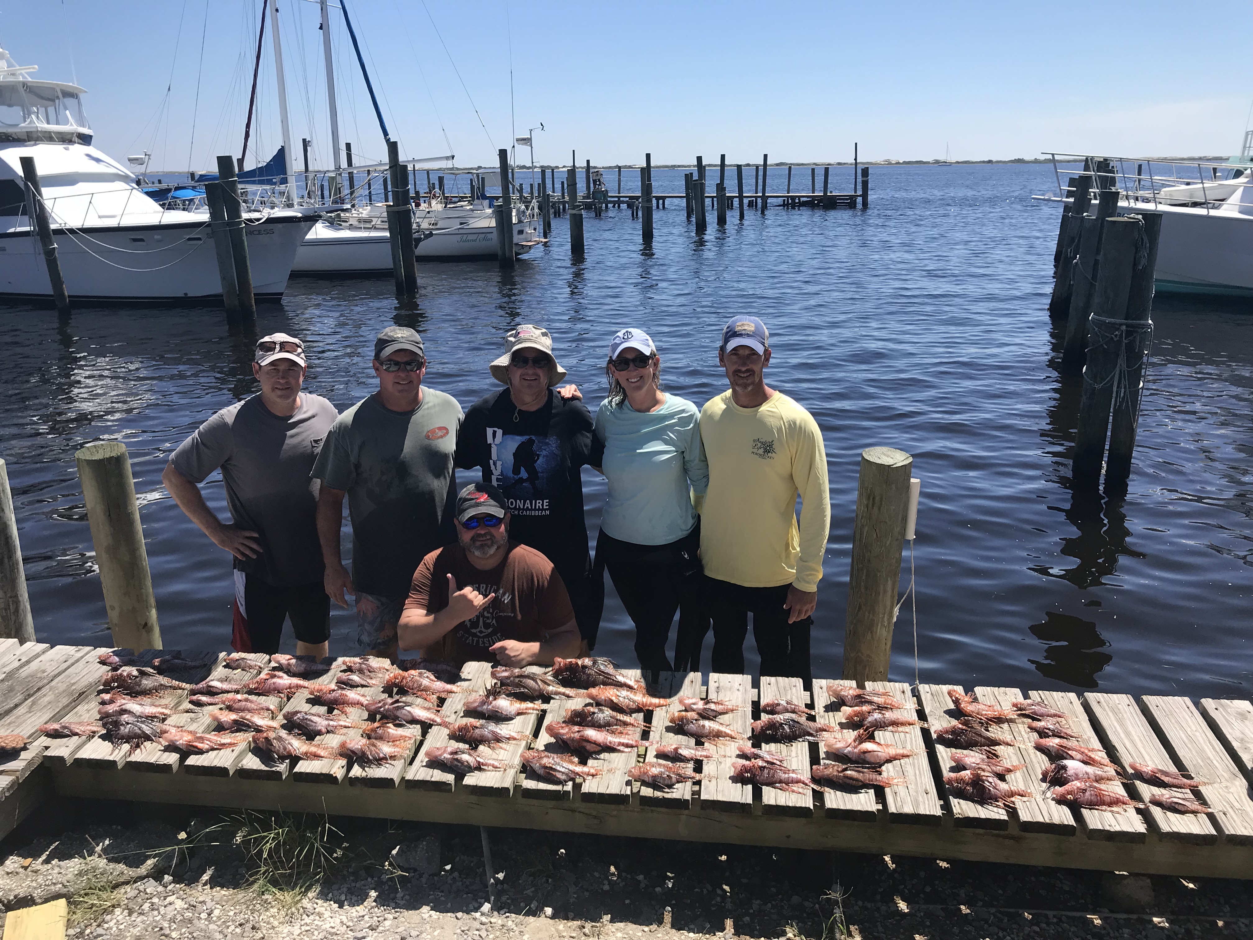 TLCU successful ecotrip- lionfish catch