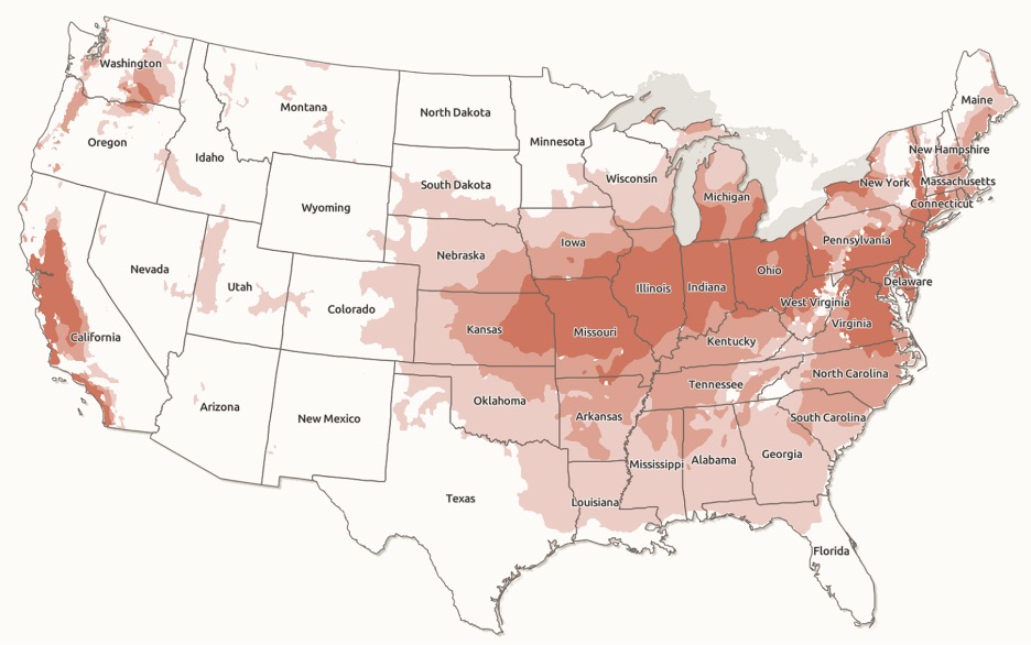 area suitable for SLF
