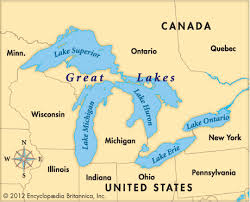 Great Lakes map
